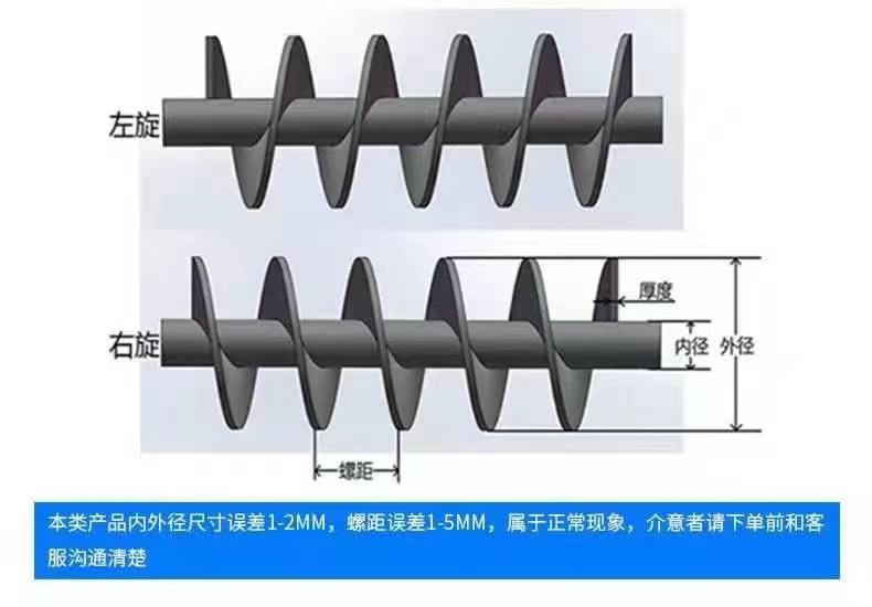 张家口市不锈钢螺旋叶片碳钢螺旋叶片 - 方案